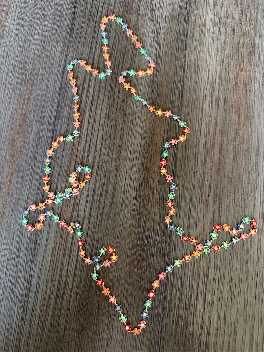 Multicolor Flower Necklace - BB Lila
